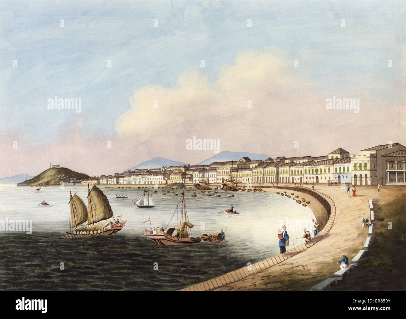 Vista di Macao, Cina, da Ting-Qua. Foto Stock