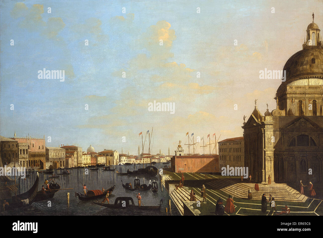 Vista del Canal Grande, di William James Foto Stock