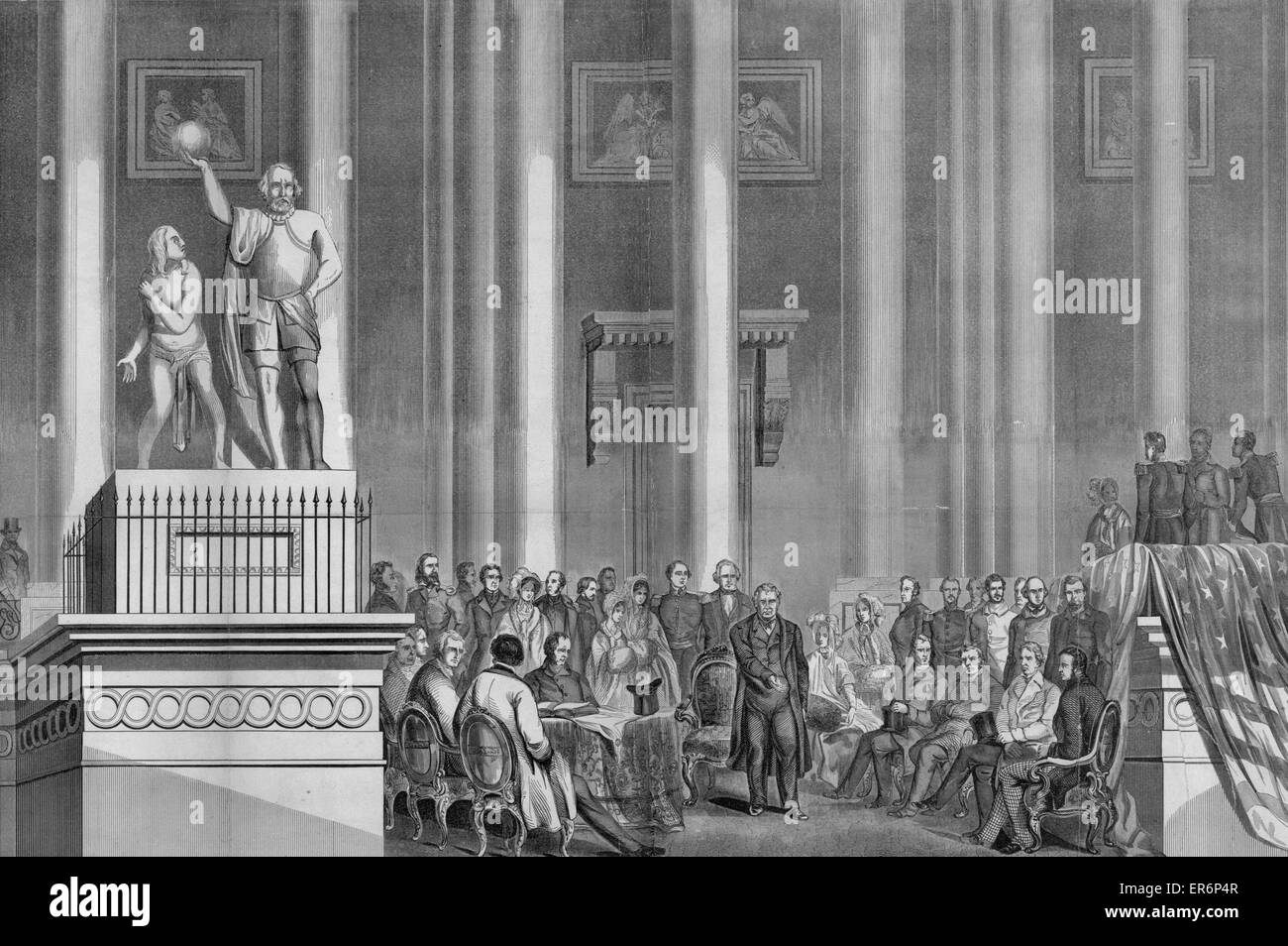 L'inaugurazione del Gen. Zachary Taylor--dedicato alla va Foto Stock