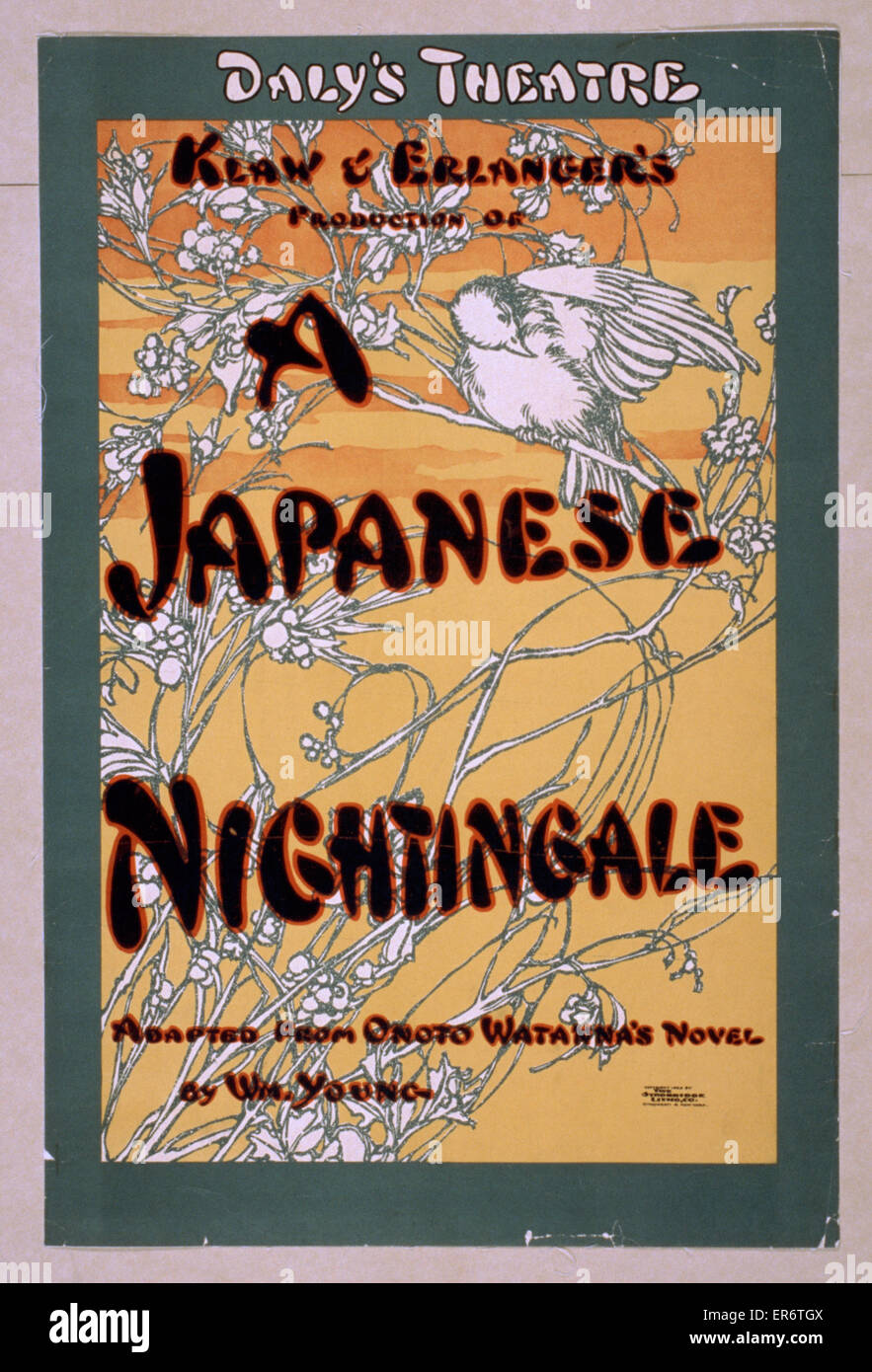 La produzione di Klaw & Erlanger di Un nightingale giapponese ADAPT Foto Stock