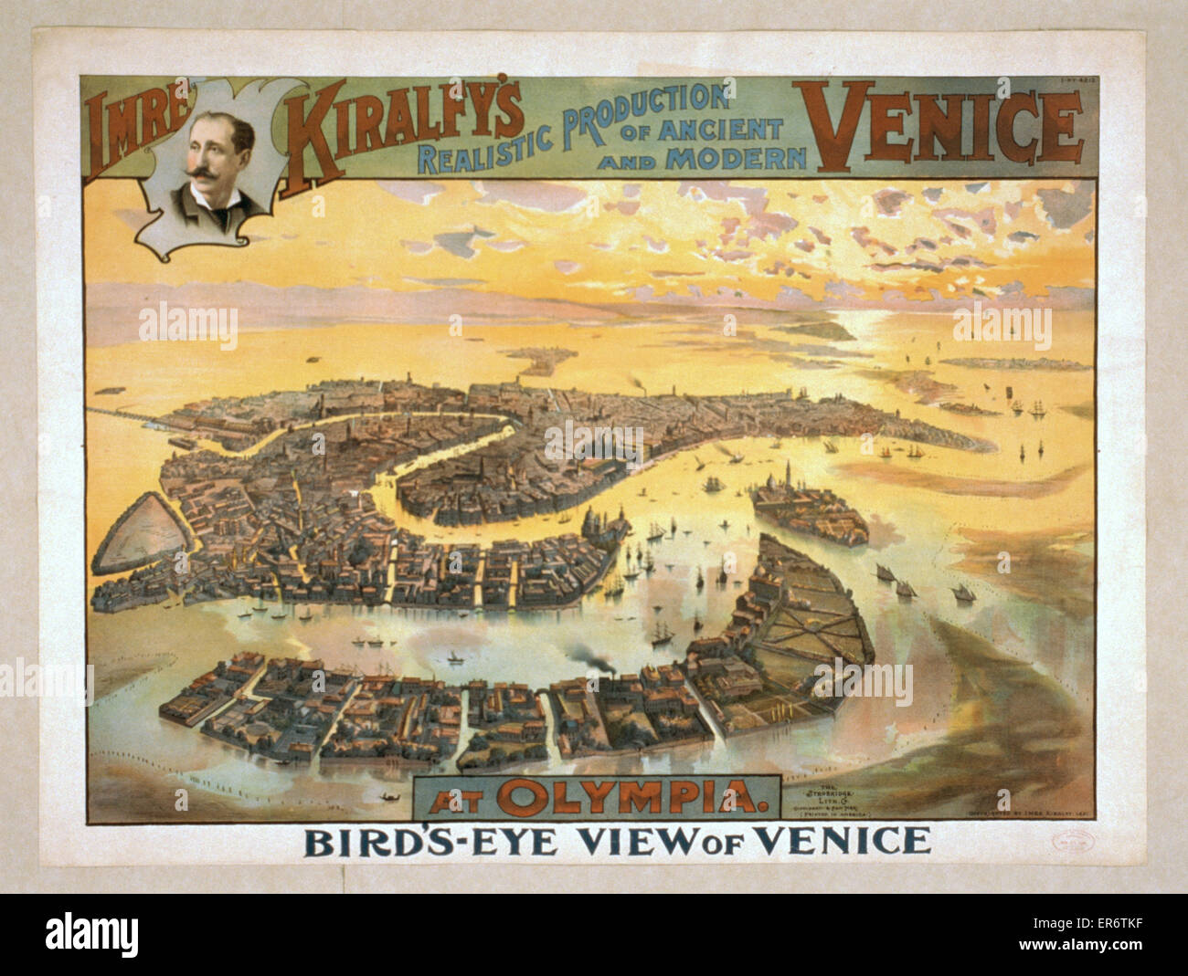 La produzione realistica di VE antico e moderno di Imre Kiralfy Foto Stock