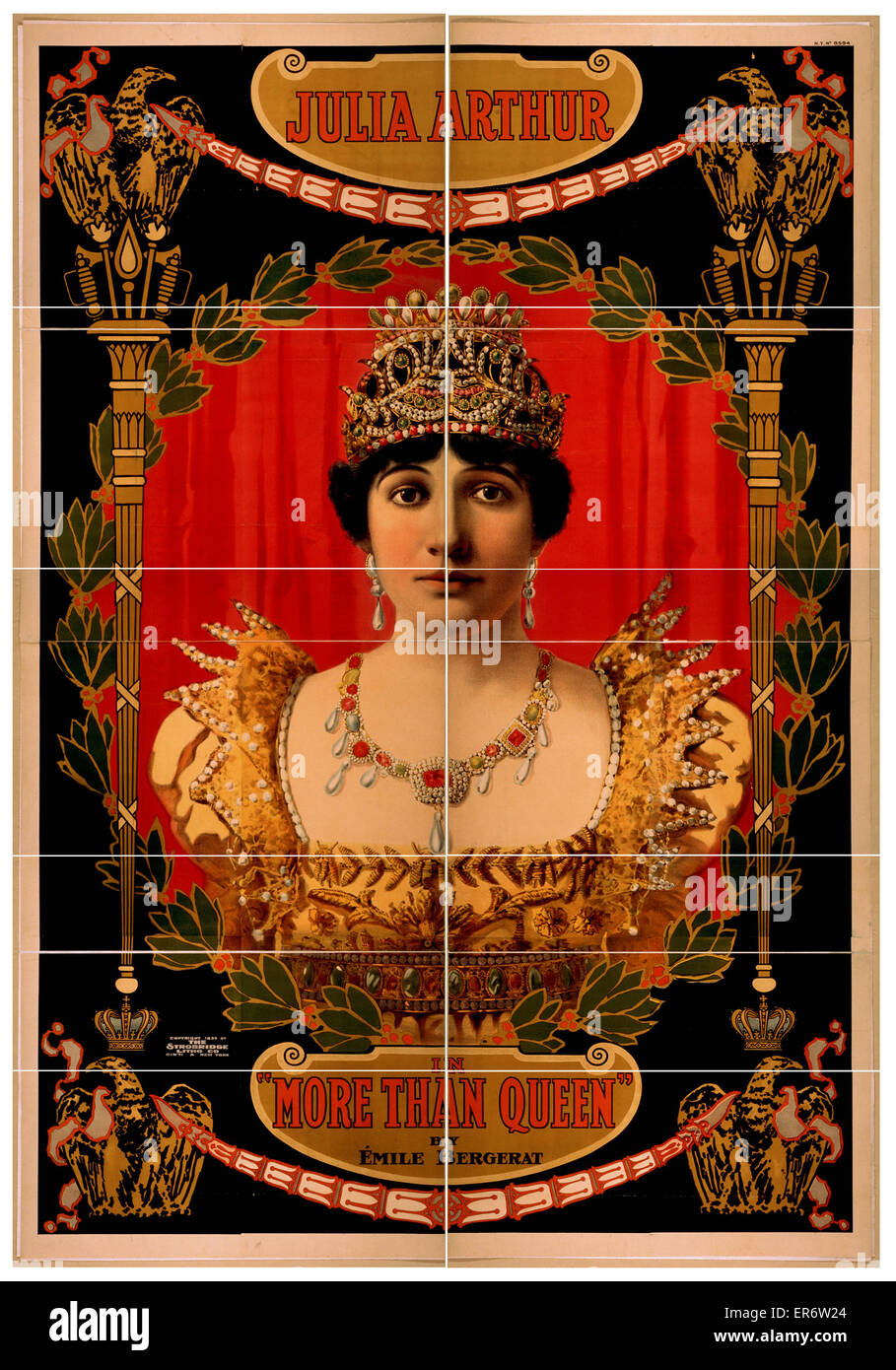 Julia Arthur in più che regina da Emile Bergerat Julia Arth Foto Stock