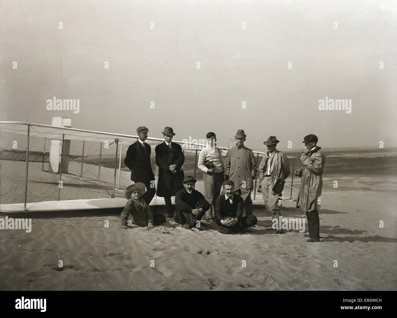 Wright Brothers e Aviation Pioneers Foto Stock