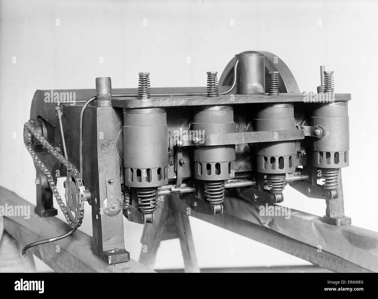 Lato anteriore sinistro dei fratelli Wright ricostruiti 1903 m. Foto Stock