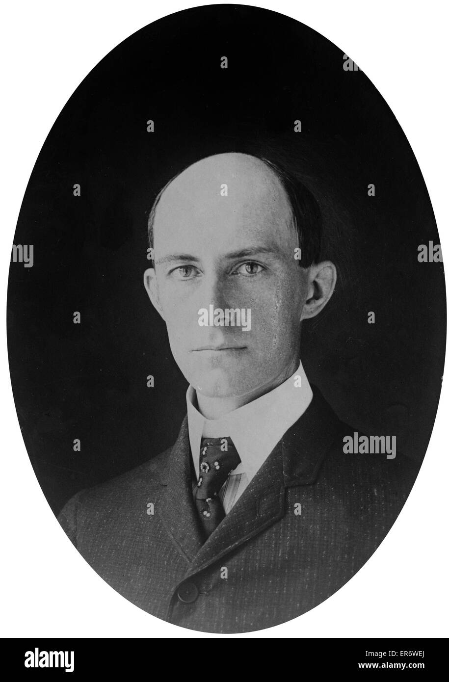 Wilbur Wright, 38 anni, testa e spalle, circa 1905; uno o Foto Stock