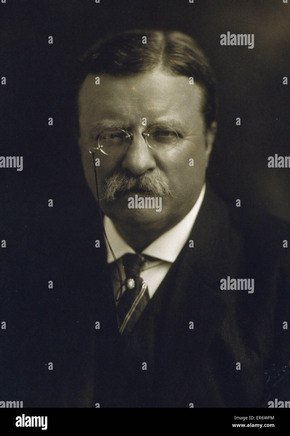 Theodore Teddy Roosevelt, presidente americano, ritratto 15 Agosto 1913 Foto Stock
