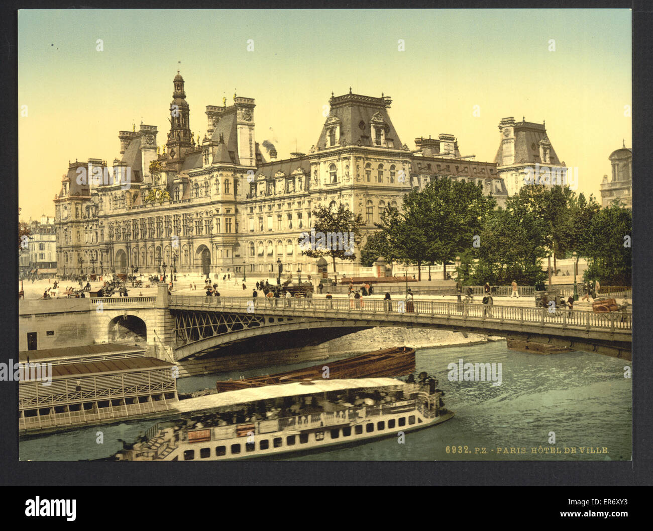 Hotel de ville, Parigi, Francia Foto Stock