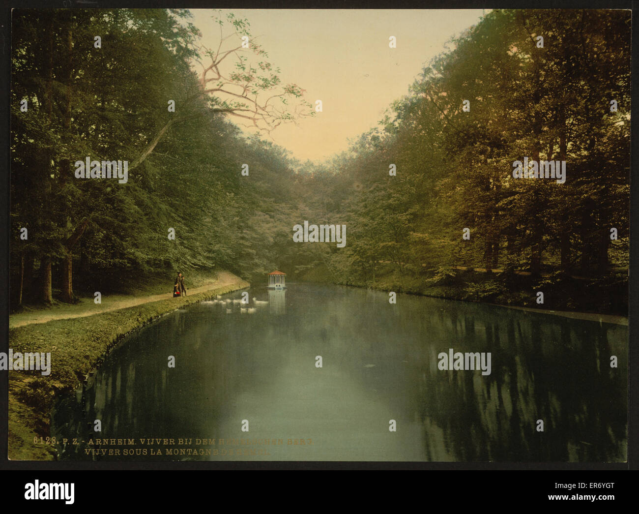 Viyver, cioè, Vijver Monte Temel, Arnhem, Olanda Foto Stock