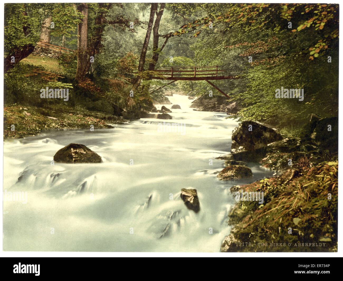 The Birks o' Aberfeldy, Aberfeldy, Scozia Foto Stock