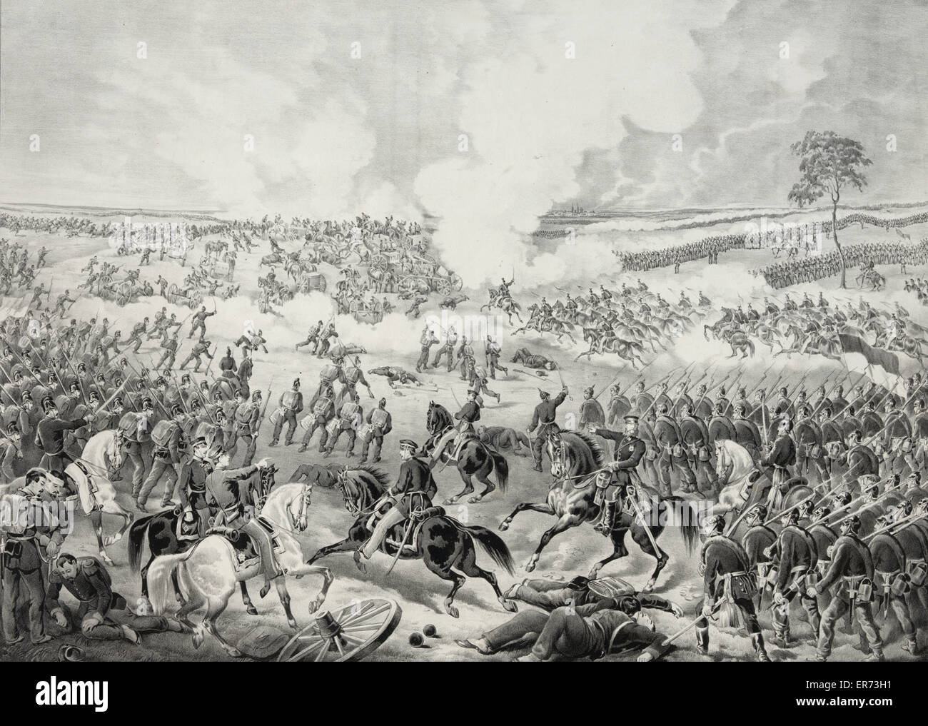 Weissenburg - 4th agosto 1870 Foto Stock