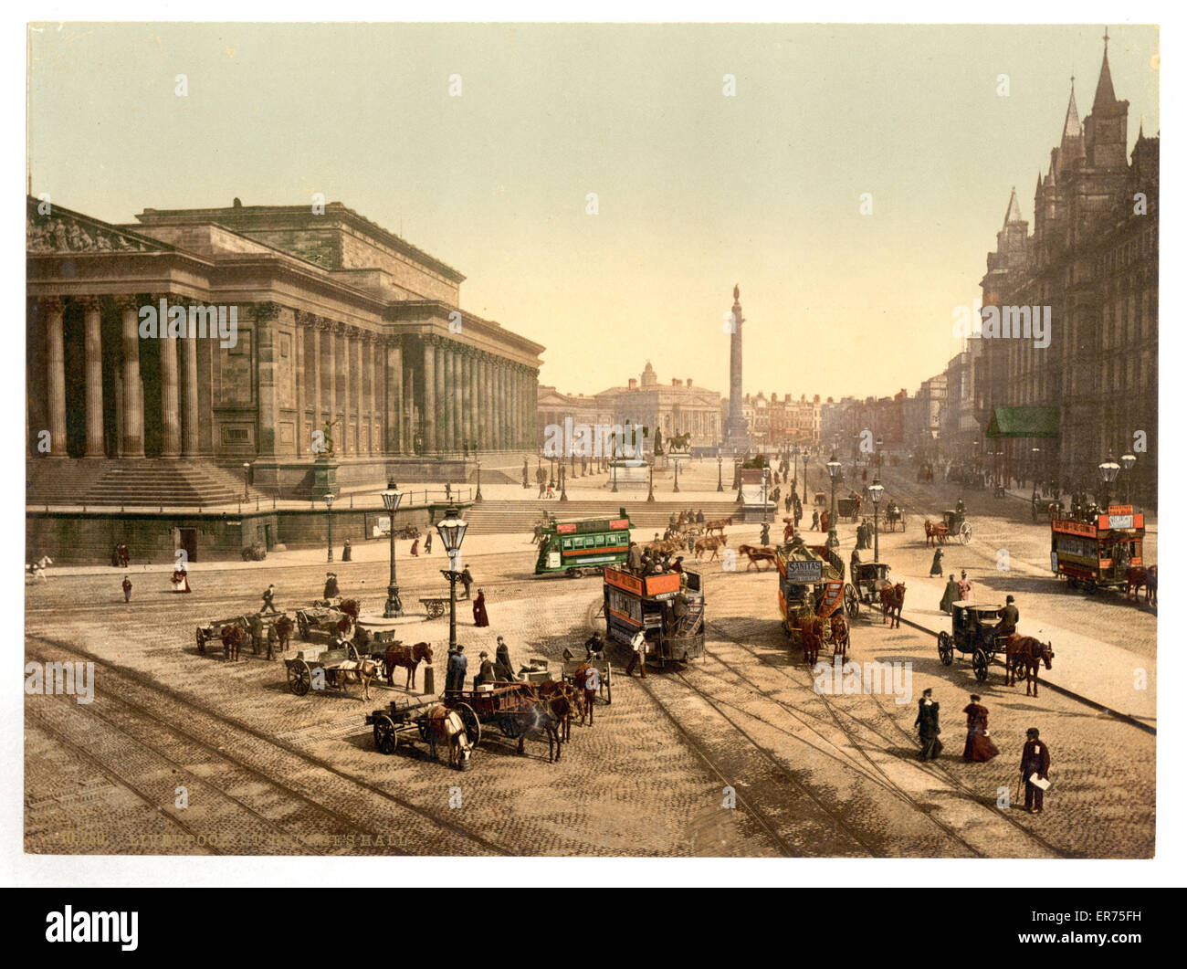 St. George's Hall di Liverpool, in Inghilterra Foto Stock