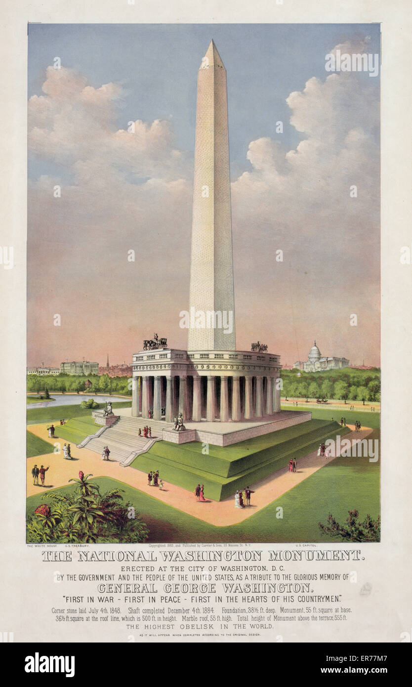 Il National Washington Monument Foto Stock