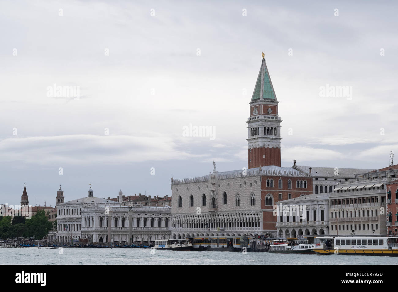 Piazza San Marco) a Venezia in Italia. Foto Stock