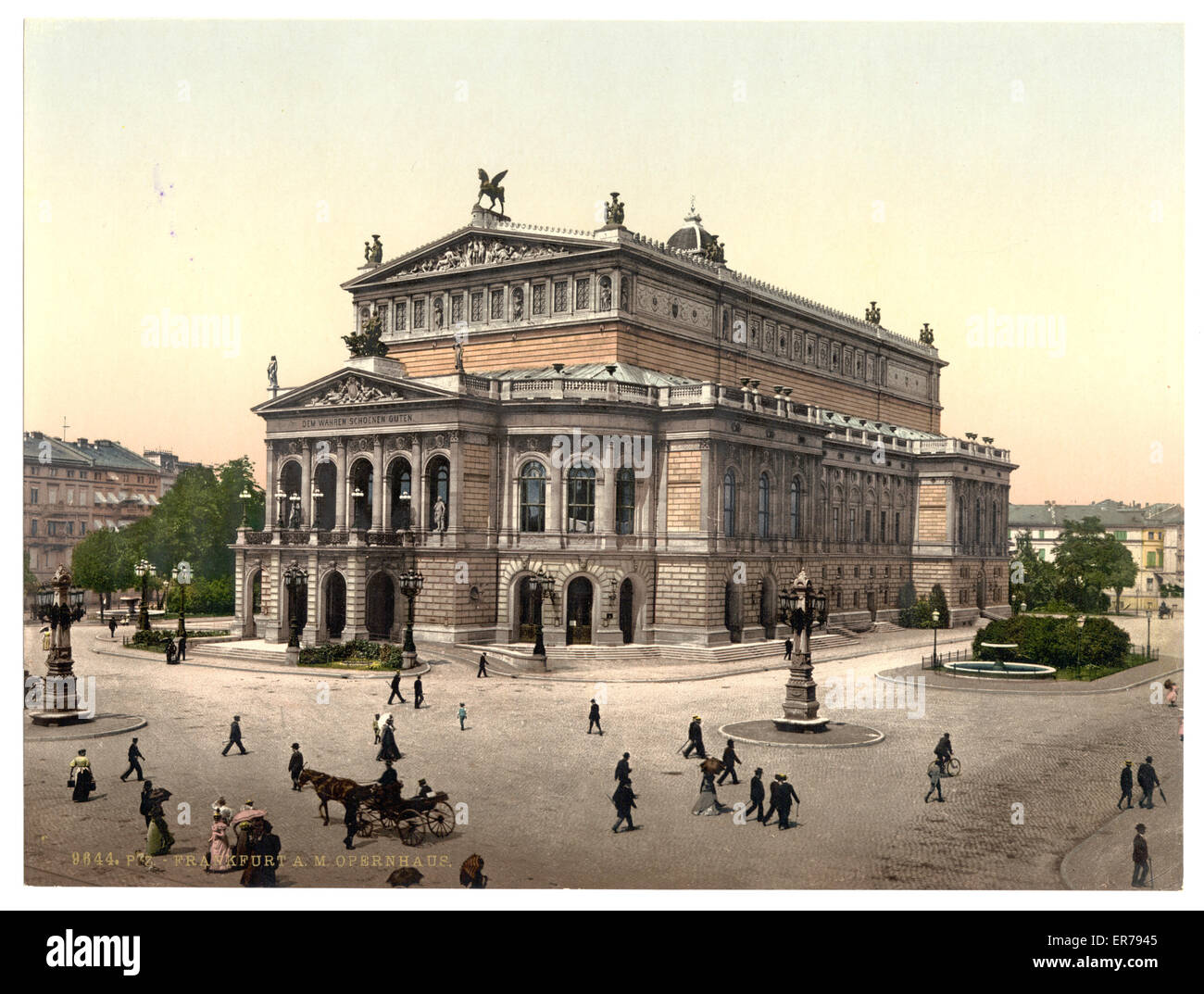 Teatro dell'Opera, Frankfort sul meno (Francoforte sul meno), Ger Foto Stock