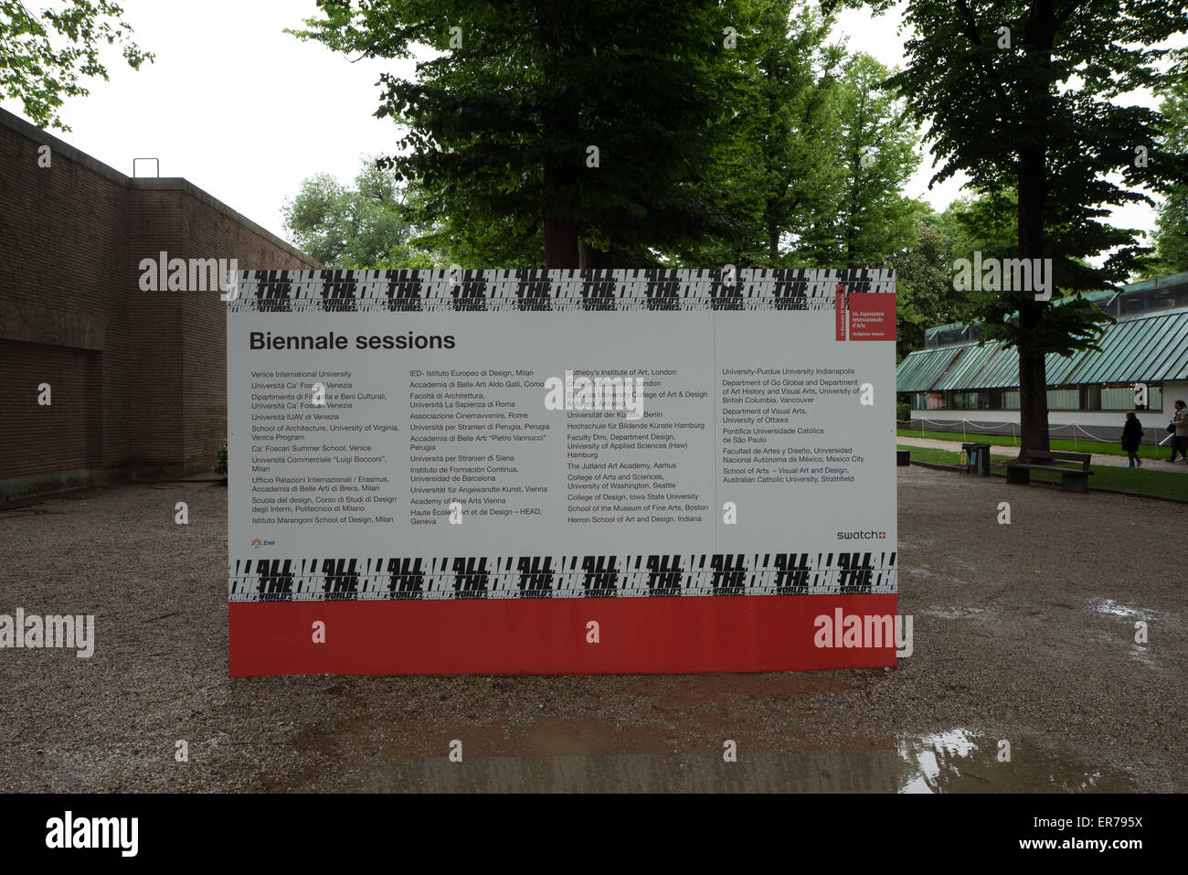 Biennale di Venezia 2015, Venezia Italia. "Tutto il mondo Futures.". Foto Stock