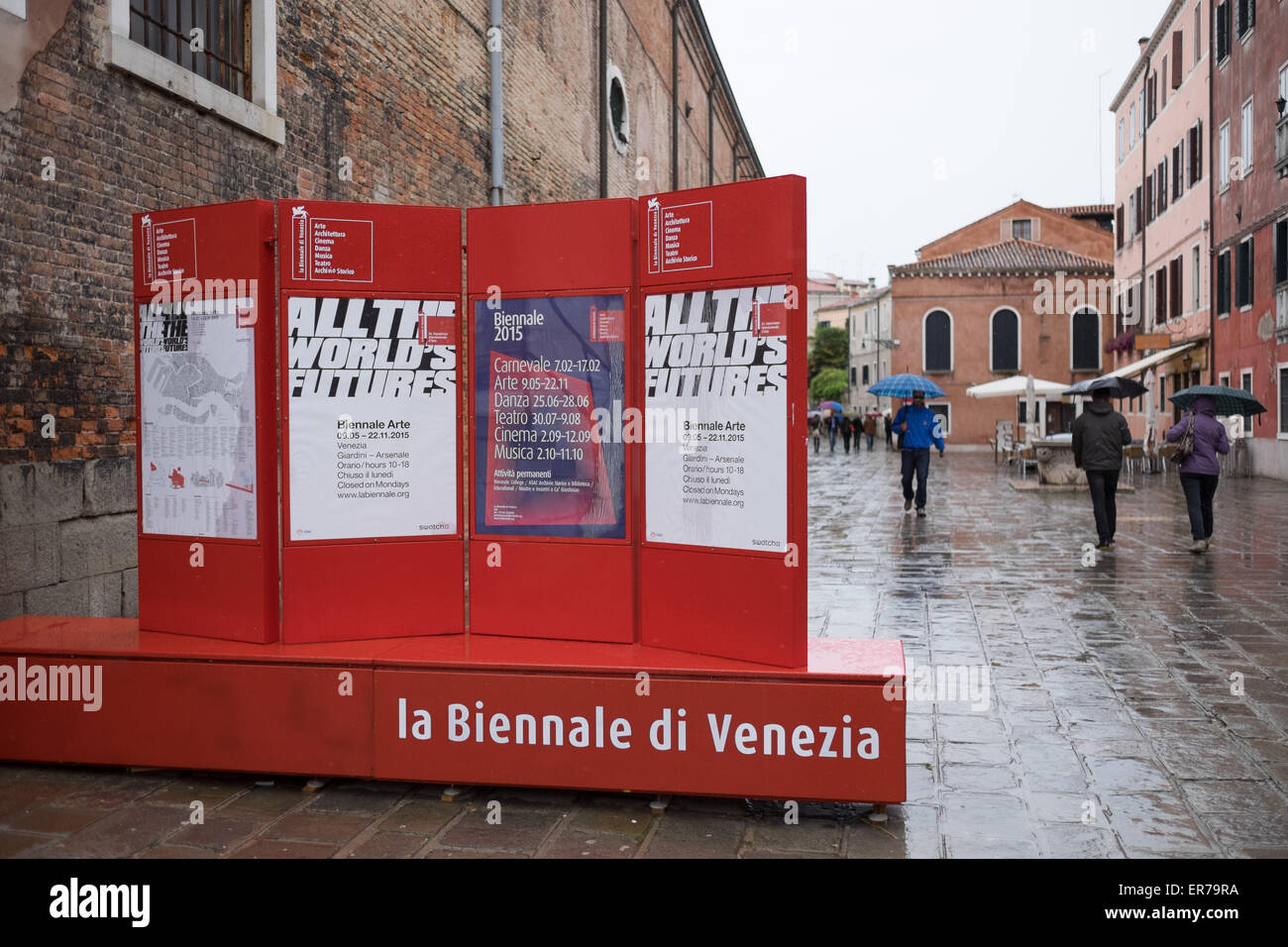 Biennale di Venezia 2015, Venezia Italia. "Tutto il mondo Futures.". Foto Stock