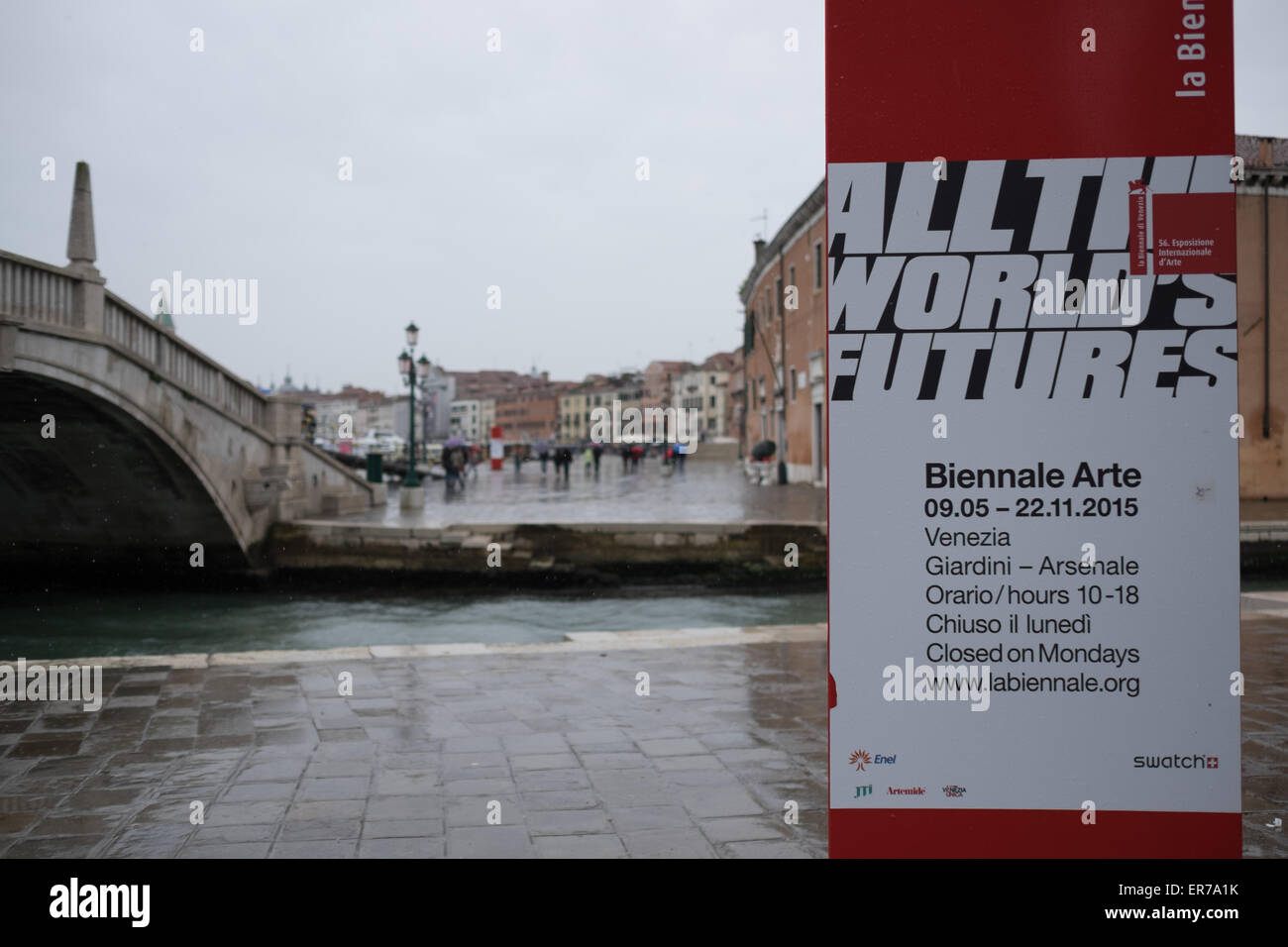 Biennale di Venezia 2015, Venezia Italia. "Tutto il mondo Futures.". Foto Stock