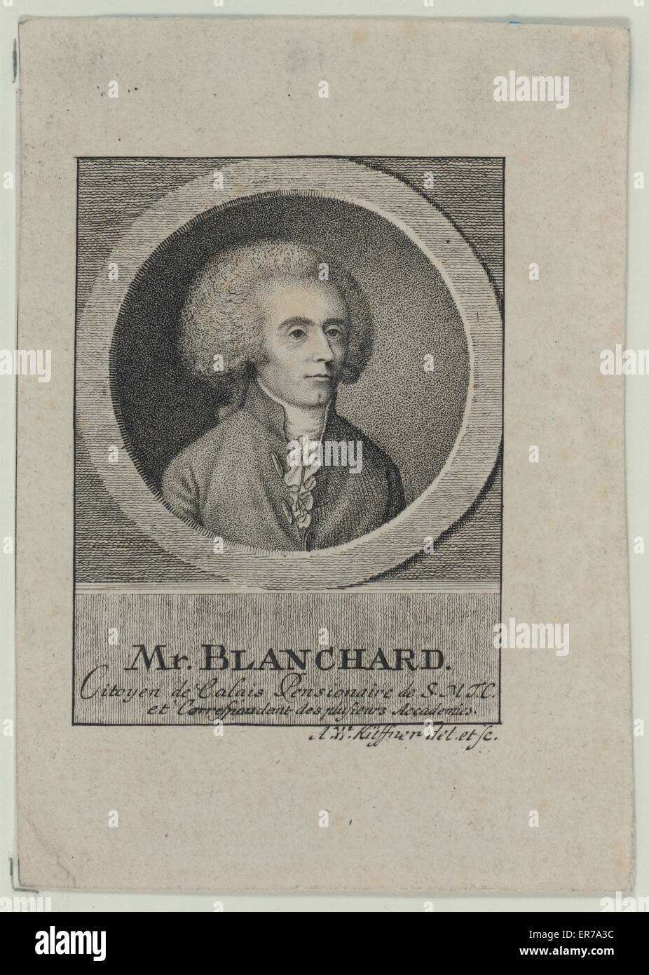 Jean-Pierre Blanchard Foto Stock