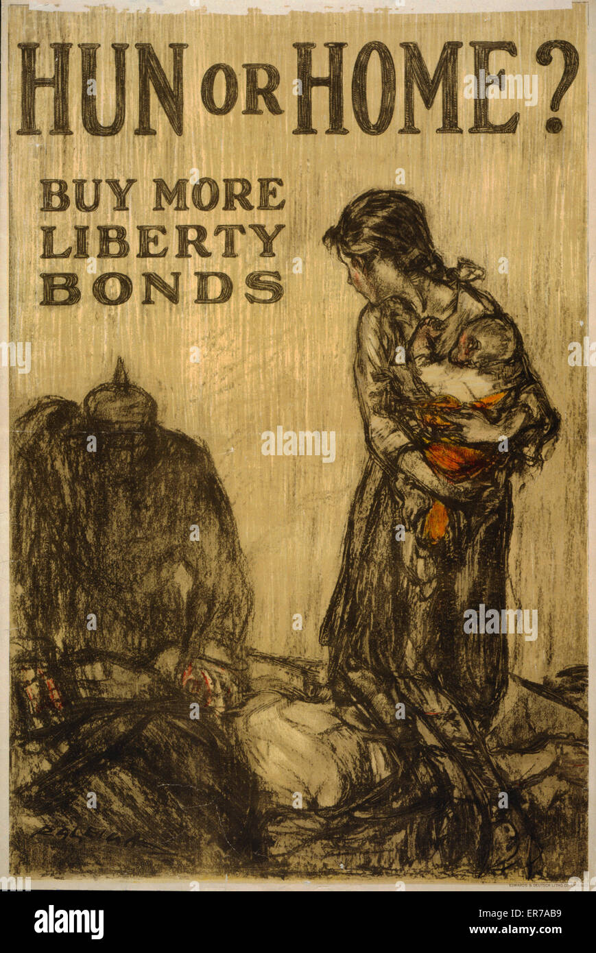 Hun o casa? Acquista più obbligazioni Liberty Foto Stock