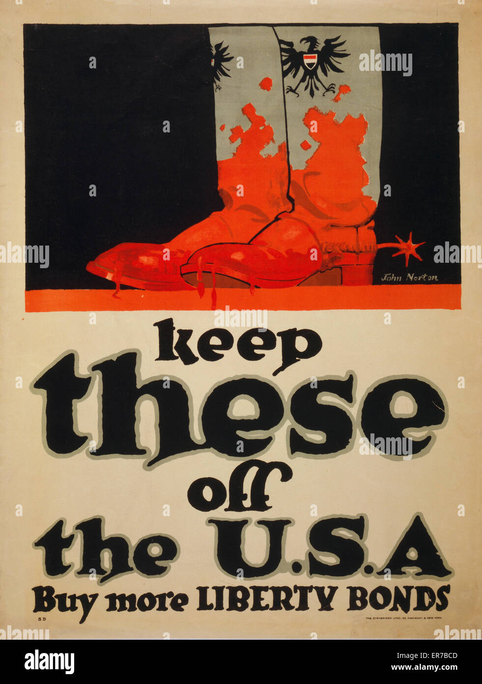 Mantenga questi fuori degli Stati Uniti. - Acquista più obbligazioni Liberty Foto Stock