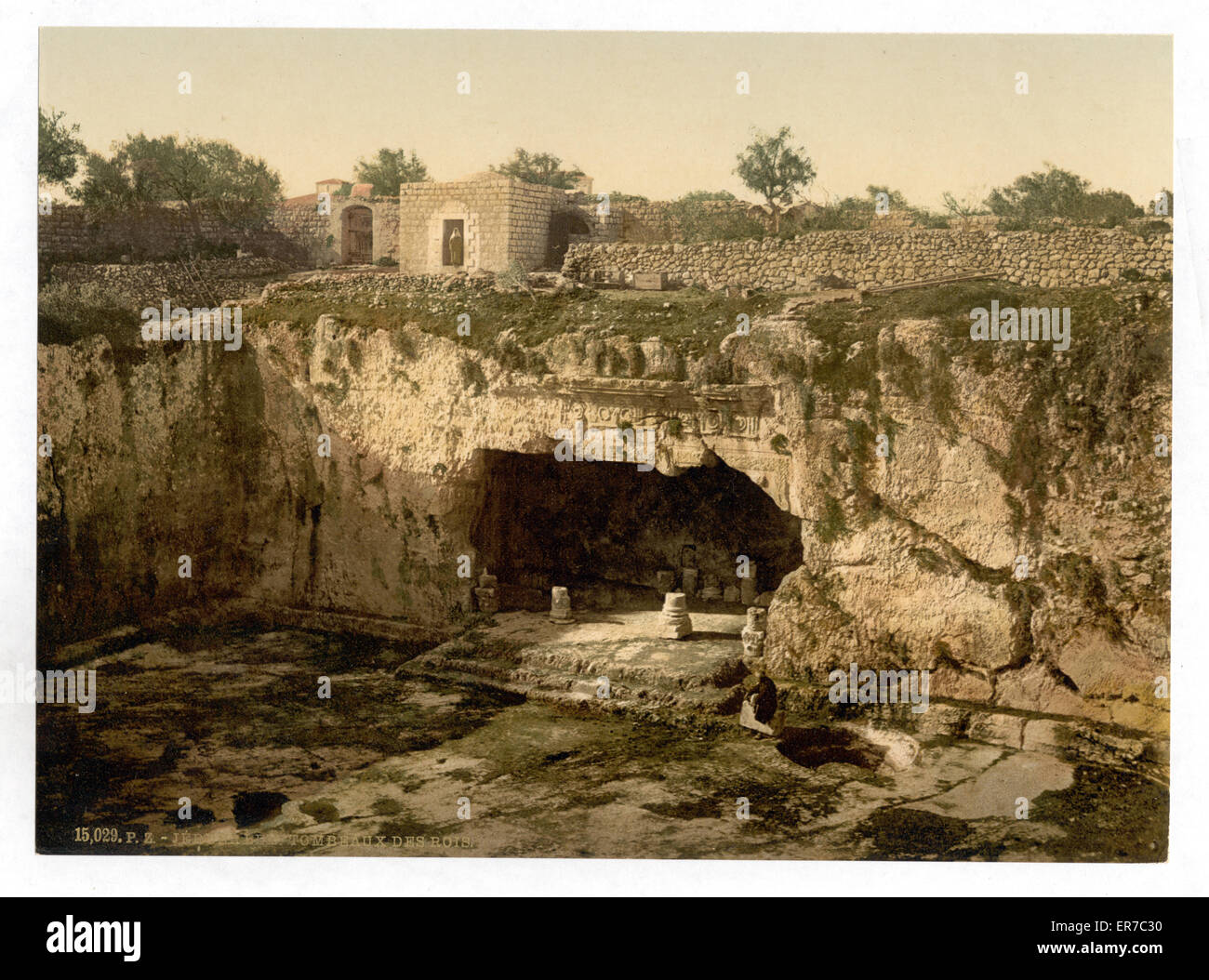Tombe dei re di Gerusalemme, Terra Santa Foto Stock