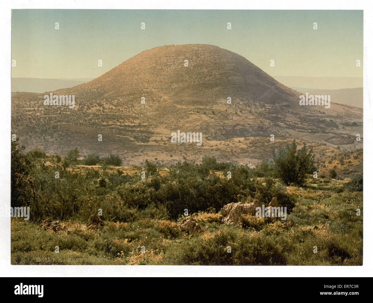 Monte Tabor, Terra Santa, (cioè Israele) Foto Stock