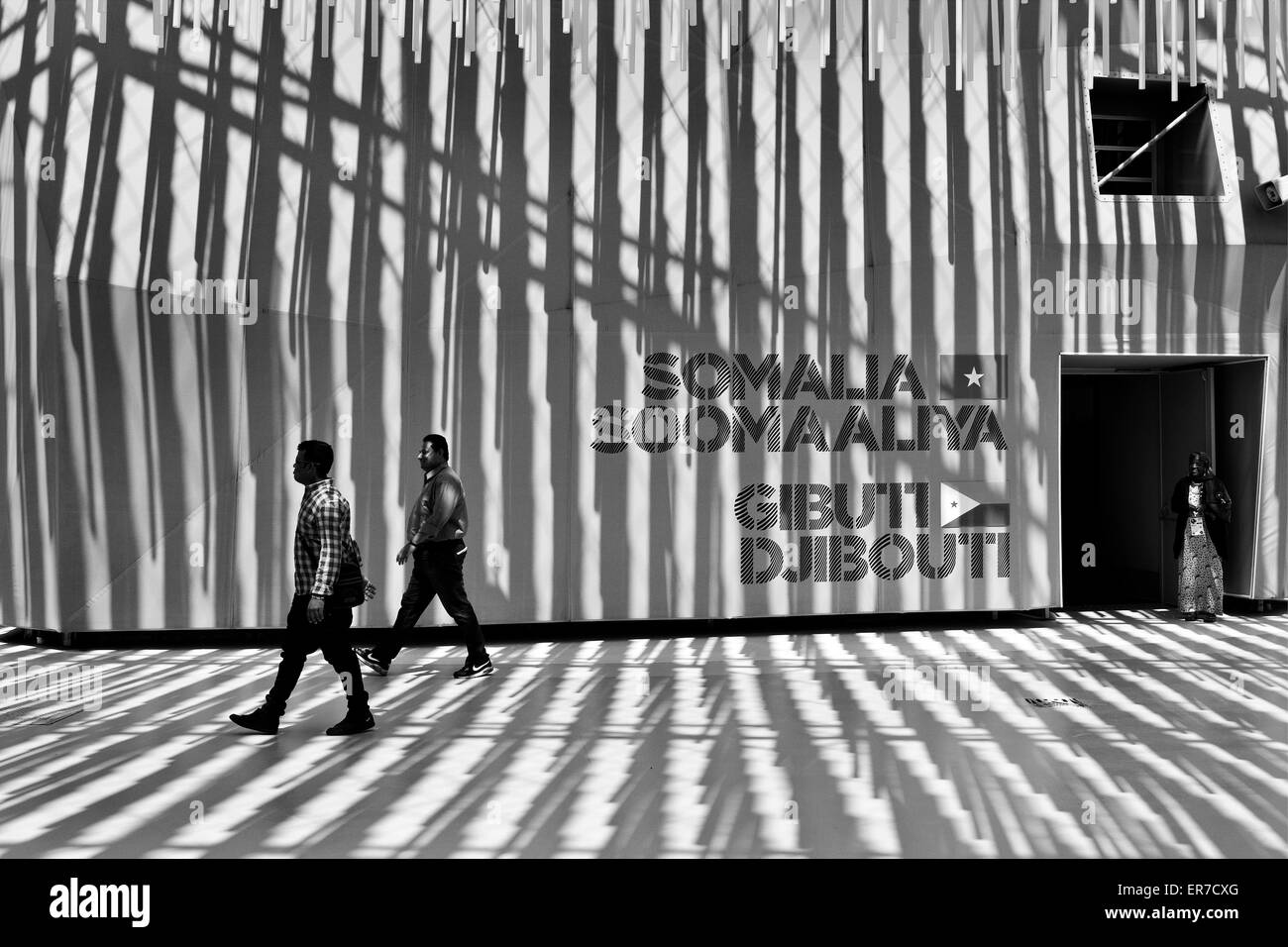 L'Italia, Milano Expo 2015, vita quotidiana Foto Stock