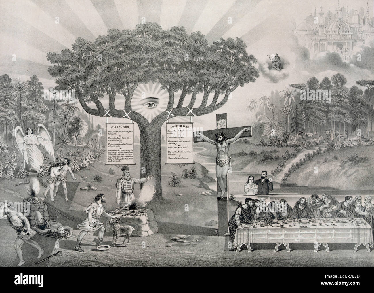 Lo stile di vita. Dal paradiso perduto al paradiso restaurato Foto Stock