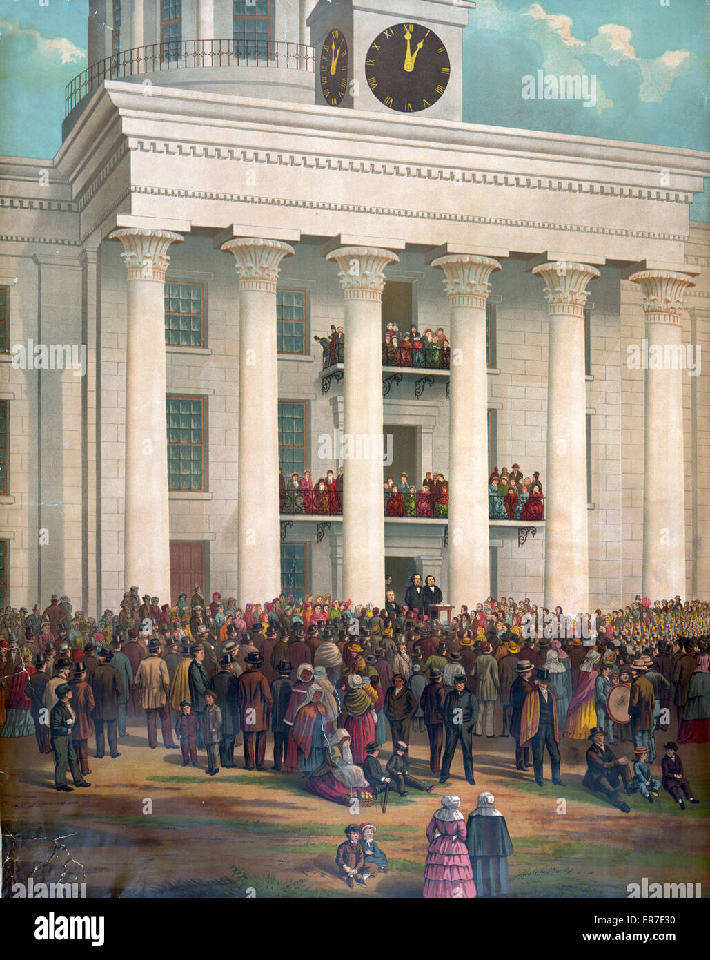 Il punto di partenza della grande guerra tra gli stati. INAU Foto Stock