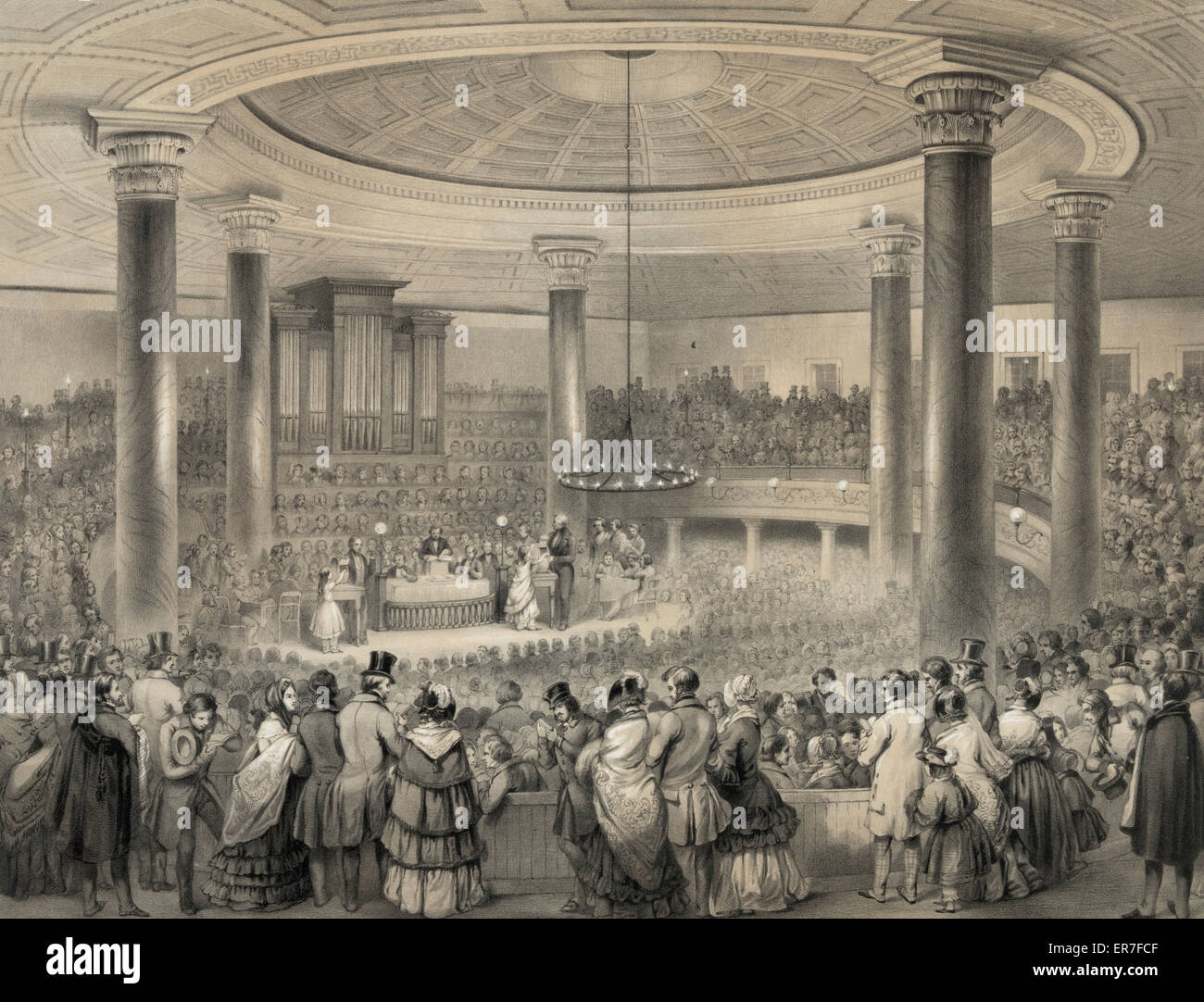 Distribuzione dei premi American Art Union,... Foto Stock