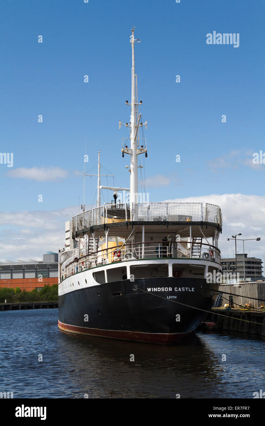 MV al Castello di Windsor in Leith Harbour, Edimburgo Foto Stock