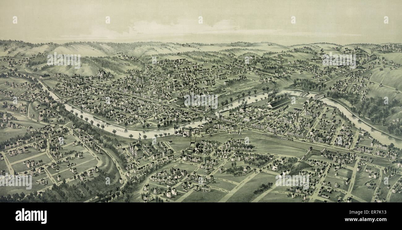 Carnegie, Contea di Allegheny Pennsylvania Foto Stock