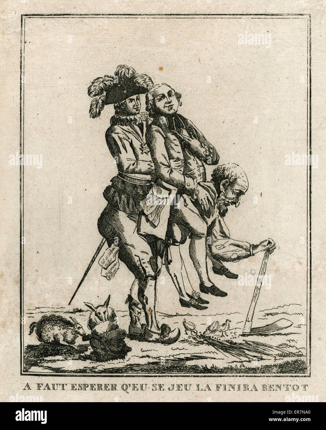 Una anomalia esperer q'ue se jeu la finira bentot Foto Stock