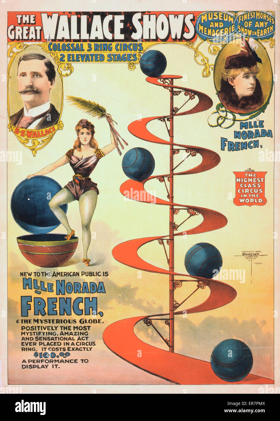 Il grande Wallace mostra: Colossale circo anello 3, 2 elevato Foto Stock