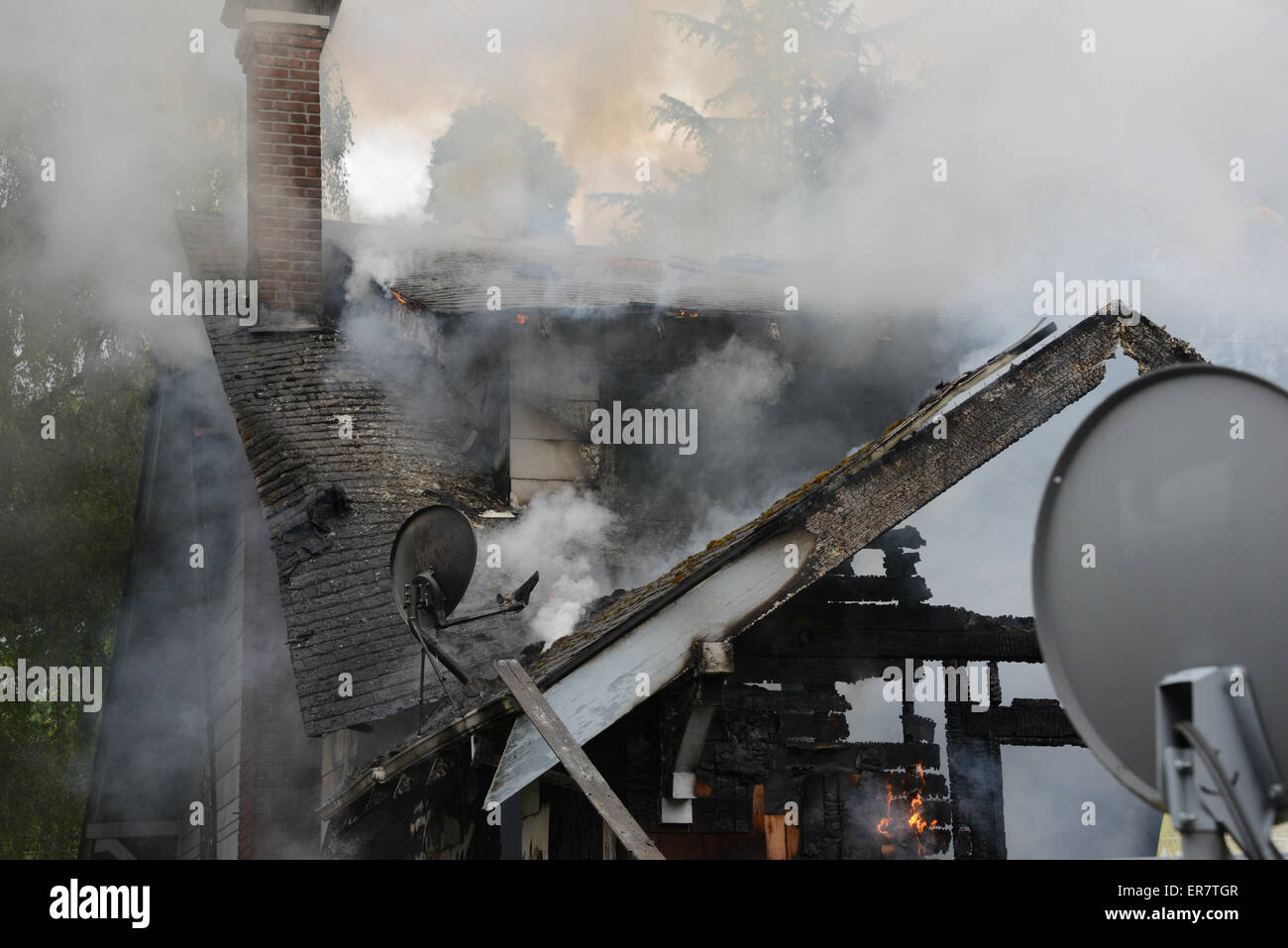 Casa di fuoco - SE - Portland, Oregon, Stati Uniti d'America Foto Stock