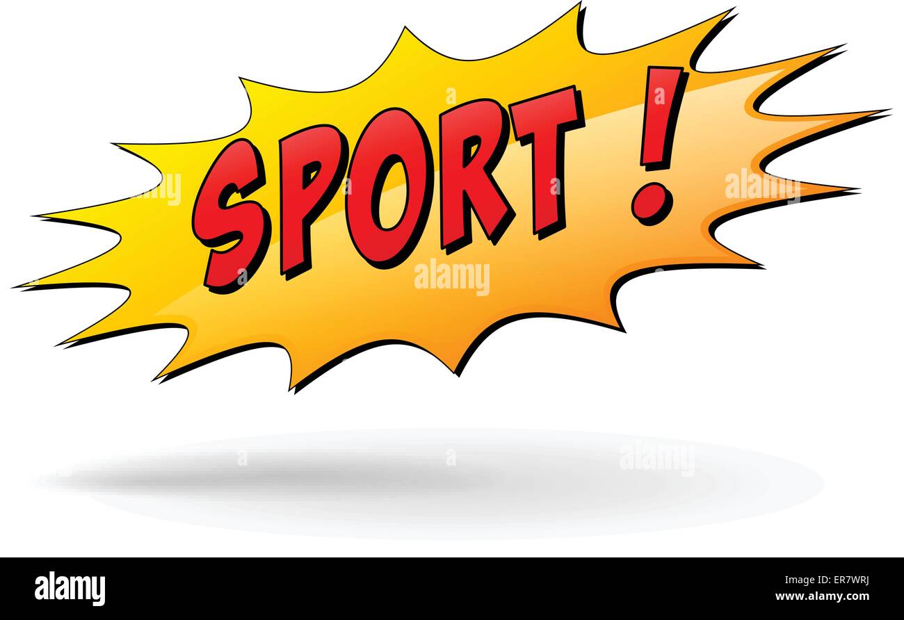 Illustrazione Vettoriale della stella di sport concetto icona Illustrazione Vettoriale