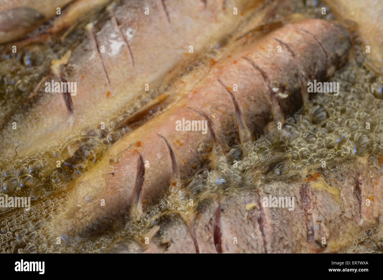 Frittura di pesce Foto Stock