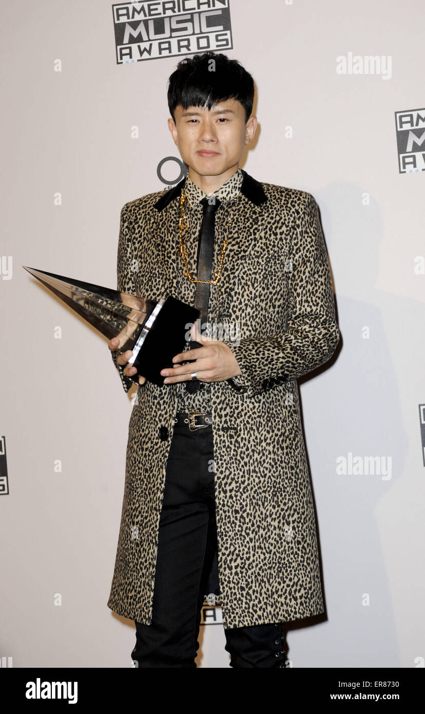 America Music Awards 2014 Pressroom dotate: Jason Zhang Jie dove: Los Angeles, California, Stati Uniti quando: 24 Nov 2014 Credit: Apega/WENN.com Foto Stock