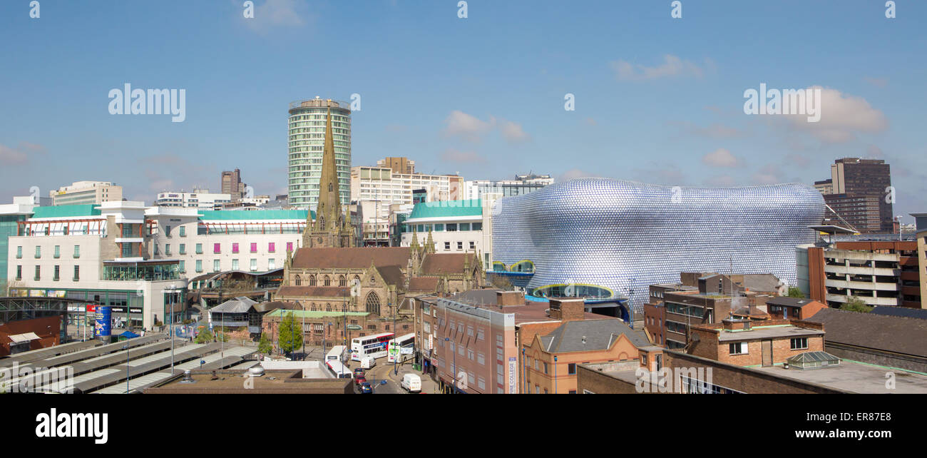 Lo Skyline di Birmingham Foto Stock