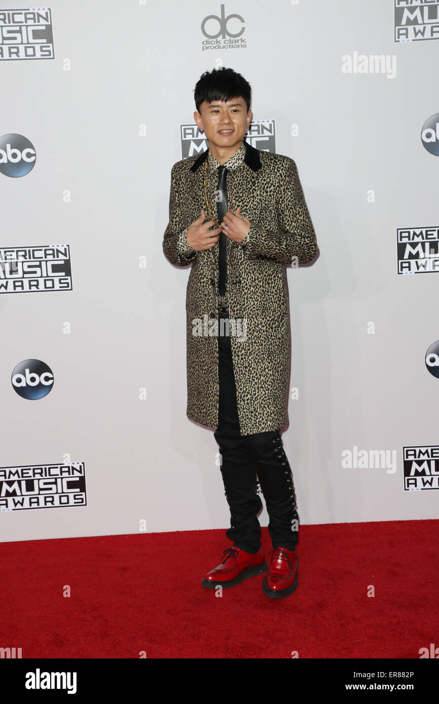 Celebrità frequentare 2014 American Music Awards - Gli arrivi al Nokia Theater L.A. Live. Dotato di: Jason Zhang Jie dove: Los Angeles, California, Stati Uniti quando: 23 Nov 2014 Credit: Brian A/WENN.com Foto Stock