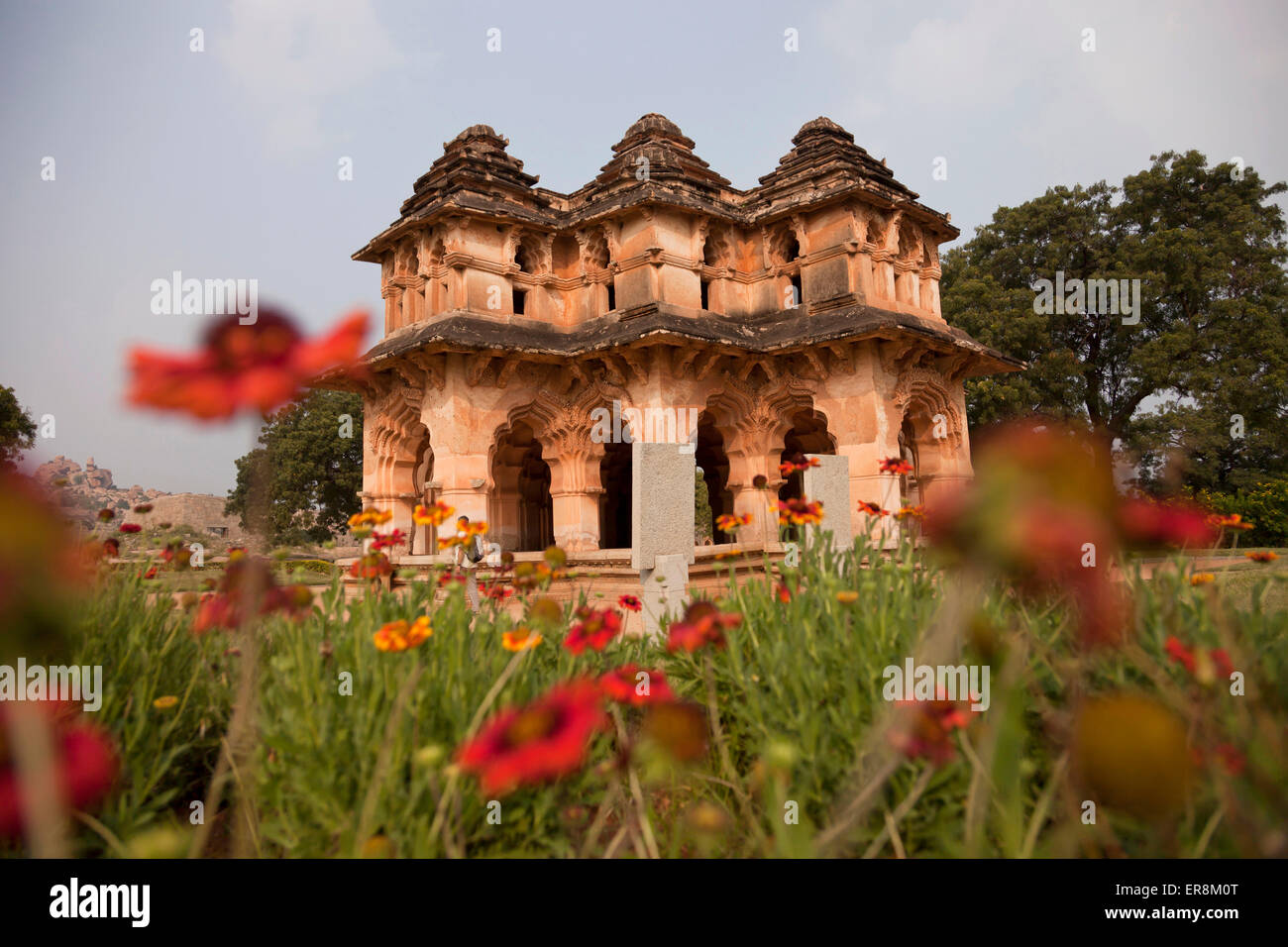 Lotus Mahal di Hampi, Karnataka, India, Asia Foto Stock