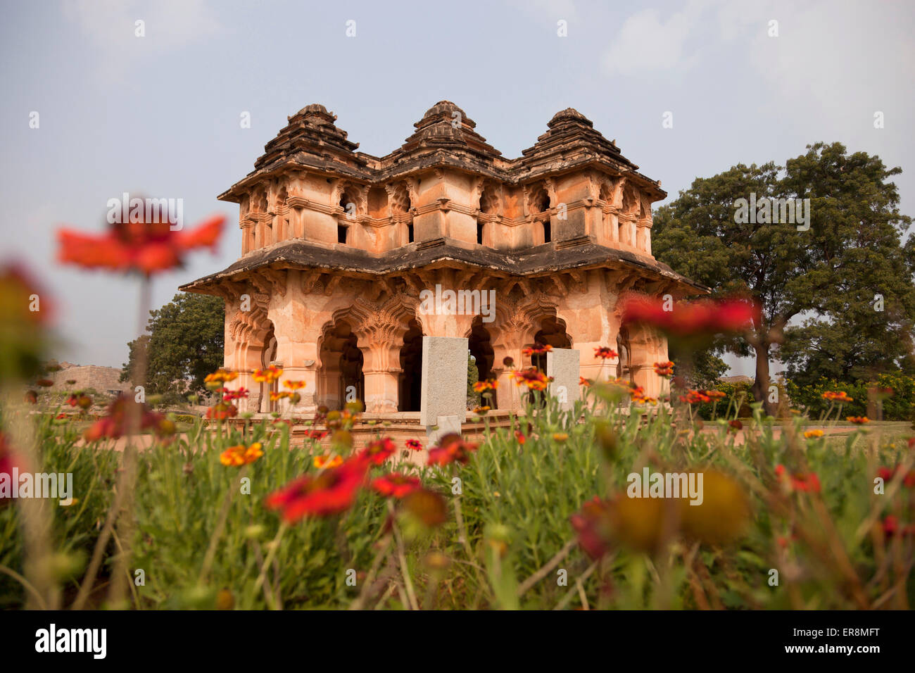 Lotus Mahal di Hampi, Karnataka, India, Asia Foto Stock