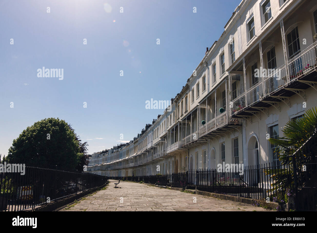 Royal York Mezzaluna in Clifton, Bristol, Inghilterra Foto Stock