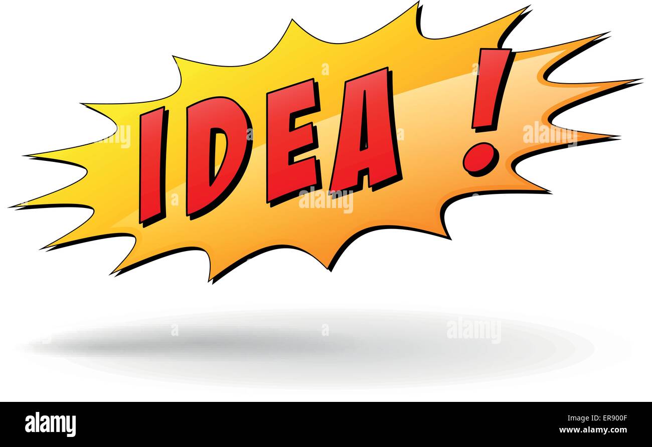 Illustrazione Vettoriale di idea icona a forma di stella su sfondo bianco Illustrazione Vettoriale