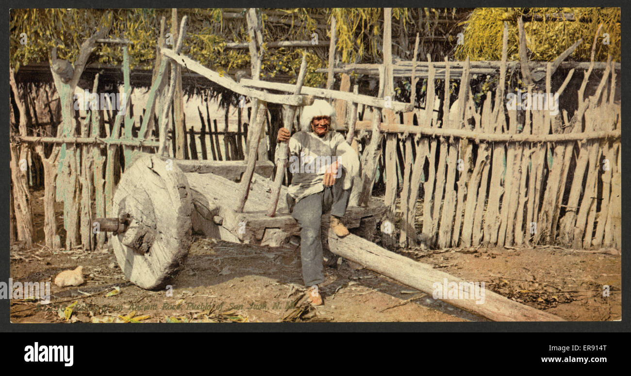 Reliquie di una razza antica, pueblo di San Juan, N.M. Foto Stock