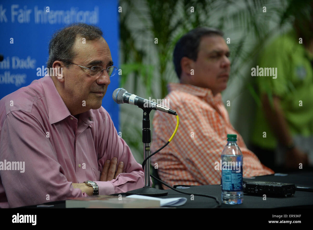 Miami International Book Fair 2014 alla Miami Dade College-Chapman dotate: Carlos Alberto Montaner dove: Miami, Florida, Stati Uniti quando: 24 Nov 2014 Credit: Johnny Louis/WENN.com Foto Stock