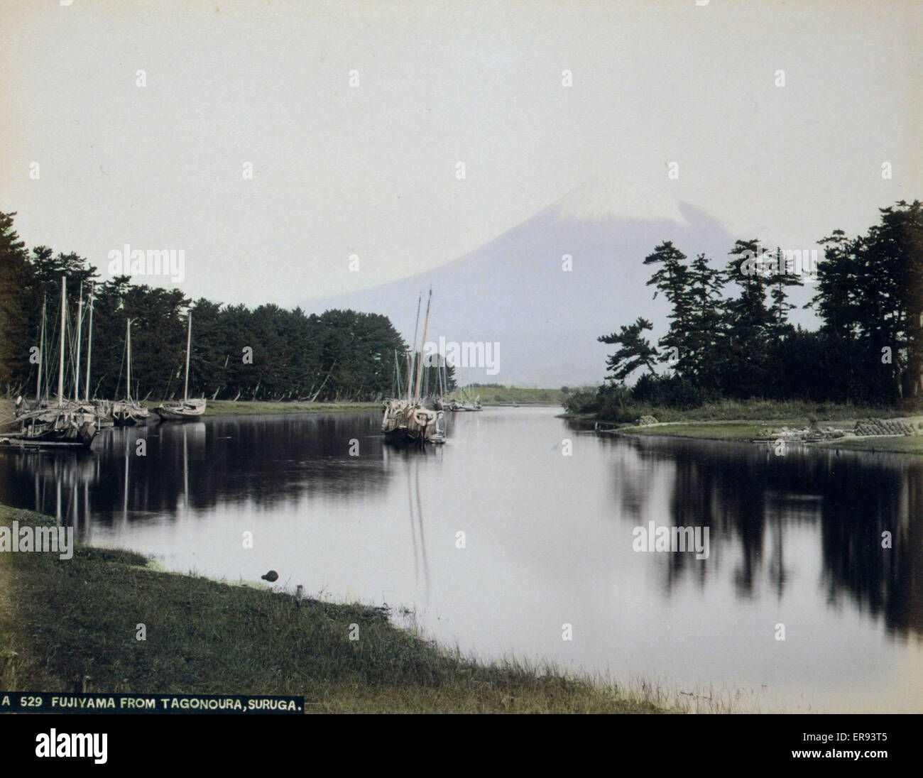 Fujiyama Da Tagonoura, Suruga Foto Stock