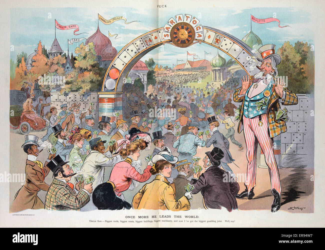 Ancora una volta guida il mondo Foto Stock