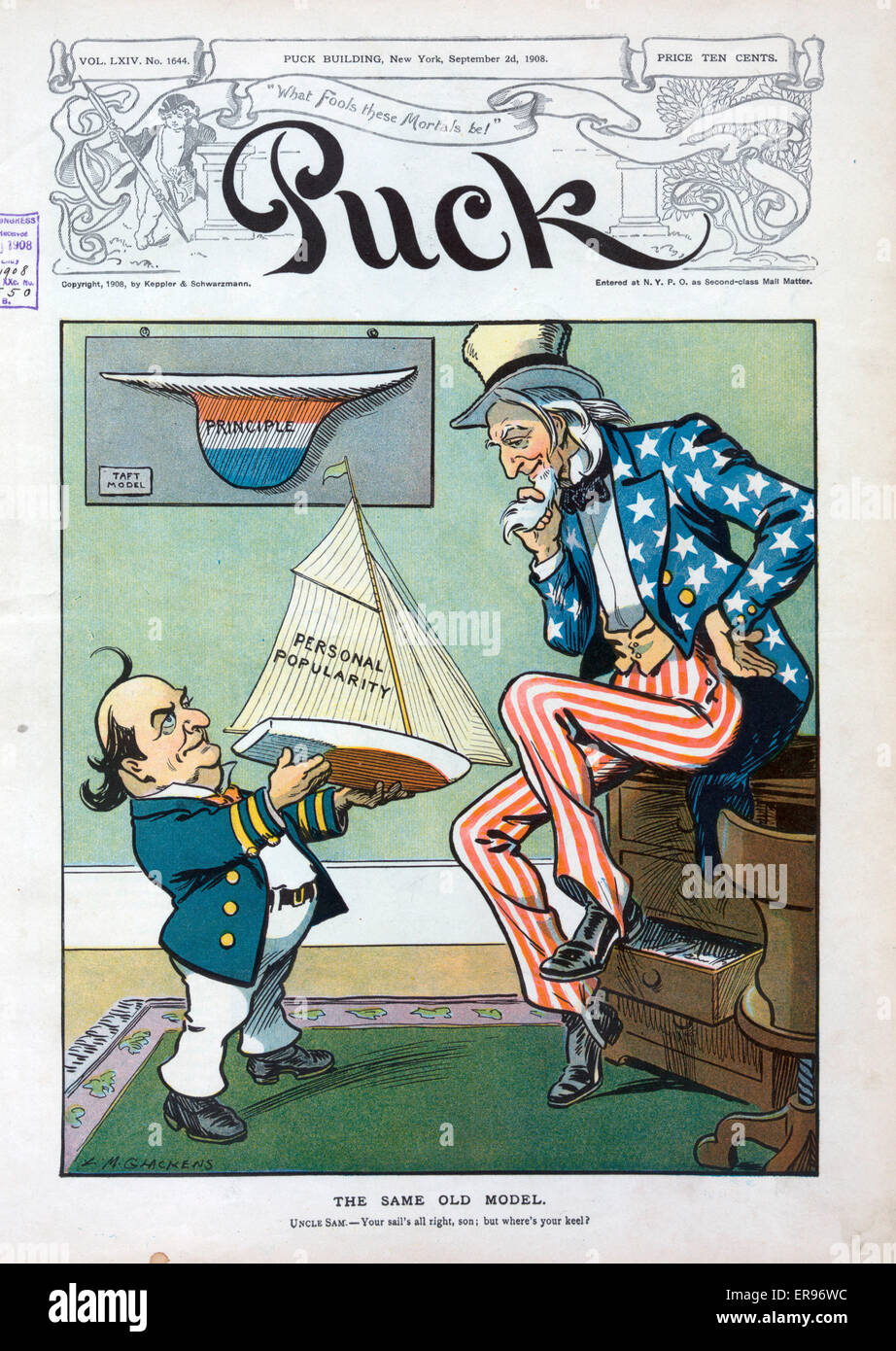 Lo stesso vecchio modello Foto Stock