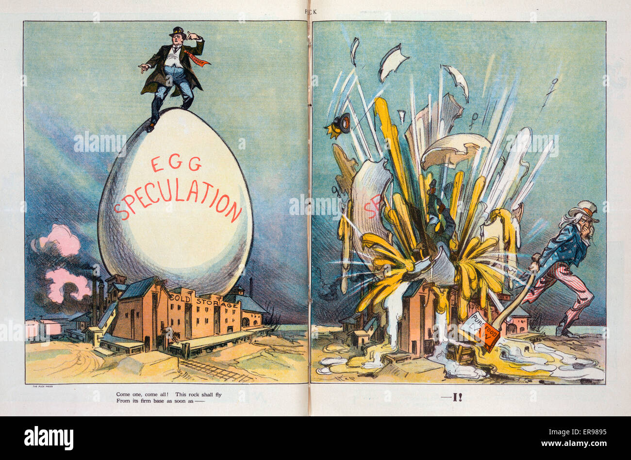 Speculazione dell'uovo Foto Stock